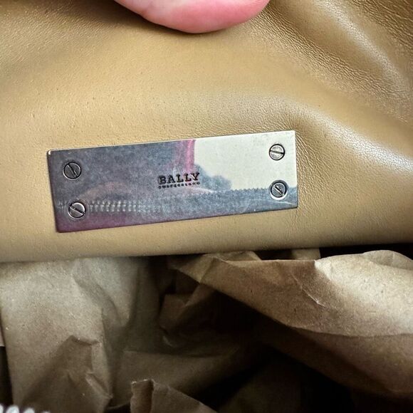 Bally Top Handle Leather Bag with Shoulder Strap “B” Turnlock Hot Pink Handbag - Picture 12 of 16